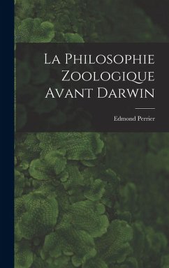 Cover La Philosophie Zoologique Avant Darwin