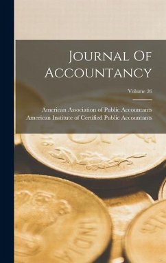 Cover Journal Of Accountancy; Volume 26