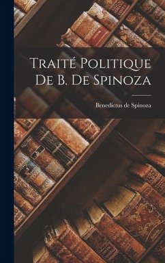 Cover Traité Politique de B. de Spinoza