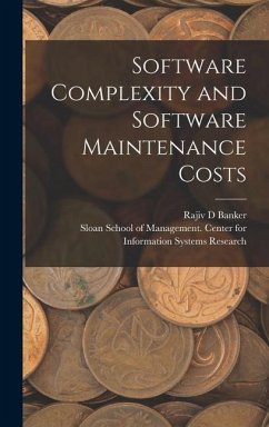 Software Complexity and Software Maintenance Costs - Banker, Rajiv D.