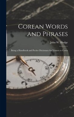 Cover Corean Words and Phrases