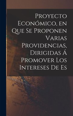Proyecto Económico, en que se Proponen Varias Providencias, Dirigidas á Promover los Intereses de Es - Anonymous