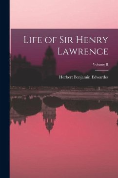Cover Life of Sir Henry Lawrence; Volume II