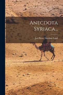 Cover Anecdota Syriaca...