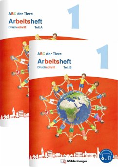 ABC der Tiere 1 Neubearbeitung - Arbeitsheft Druckschrift, Teil A und B - Kuhn, Klaus;Hahn, Mareike;Mrowka-Nienstedt, Kerstin