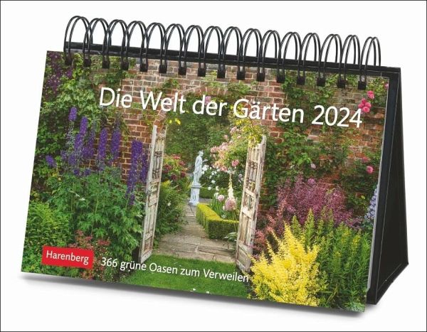 Eine Reise durch die Welt der Gärten Premiumkalender 2024