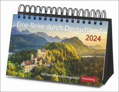 Eine Reise durch Deutschland Premiumkalender 2024. Tages-Tischkalender zum Umklappen, mit faszinierenden Eindrücken aus ganz Deutschland. Hochwertiger Foto-Tischkalender 2024 - Weindl, Andrea