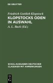 Klopstocks Oden in Auswahl (eBook, PDF)