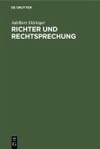 Richter und Rechtsprechung (eBook, PDF)