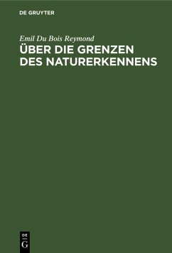 Cover Über die Grenzen des Naturerkennens (eBook, PDF)