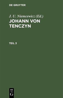 Cover Johann von Tenczyn. Teil 3 (eBook, PDF)