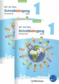 ABC der Tiere 1 Neubearbeitung - Arbeitsheft Druckschrift Kompakt, Teil A und B - Hahn, Mareike;Kuhn, Klaus;Mrowka-Nienstedt, Kerstin