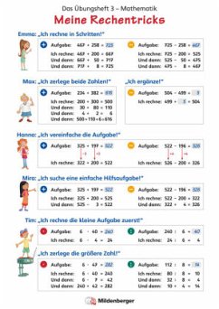 Das Übungsheft Mathematik 3 - Poster Meine Rechentricks - Simon, Nina;Simon, Hendrik