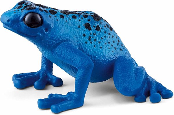 Schleich 14864 - Wild Life, Blauer Pfeilgiftfrosch, Südamerika, Tierfigur