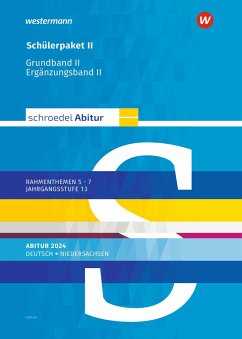 Schroedel Abitur. Deutsch,. Schülerpaket II zum Abitur 2024. Für Niedersachsen - Bakker, Jan J.;Bekes, Peter;Eilmann, Julian;Cohrs, Karin