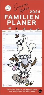 Simons Katze Familienplaner 2025 von Simon Tofield - Kalender portofrei 