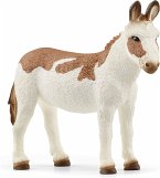 Schleich 13961 - Farm World, Amerikanischer Esel, gefleckt, Tierfigur, Höhe: 6,6 cm Schleich 13961 - Farm World, Amerikanischer Esel, gefleckt, Tierfigur, Höhe: 6,6 cm