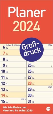 Großdruck Planer 2024 - Kalender bestellen