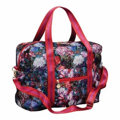 Easy Travelbag de Luxe Blumenbouquet petrol