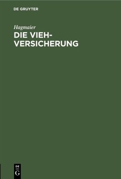 Cover Die Vieh-Versicherung (eBook, PDF)