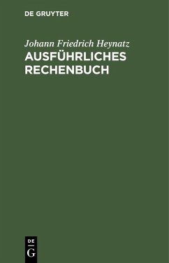 Cover Ausführliches Rechenbuch (eBook, PDF)