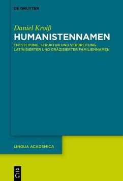Humanistennamen (eBook, PDF) - Kroiß, Daniel