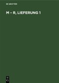 M - R, Lieferung 1 (eBook, PDF)