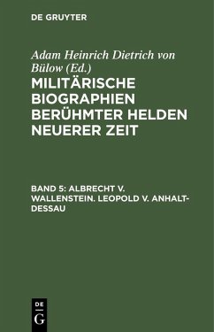 Cover Albrecht v. Wallenstein. Leopold v. Anhalt-Dessau (eBook, PDF)
