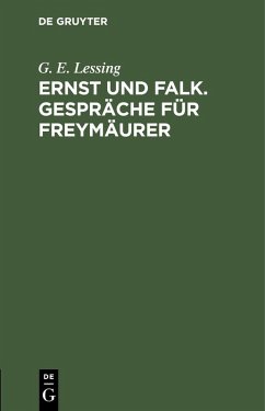 Cover Ernst und Falk. Gespräche für Freymäurer (eBook, PDF)