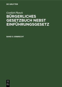 Erbrecht (eBook, PDF) - Planck, Gottlieb