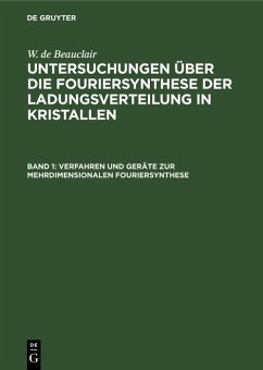 Cover Verfahren und Geräte zur mehrdimensionalen Fouriersynthese (eBook, PDF)