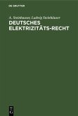 Deutsches Elektrizitäts-Recht (eBook, PDF)