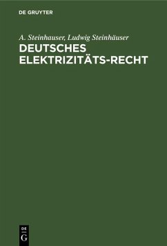 Cover Deutsches Elektrizitäts-Recht (eBook, PDF)