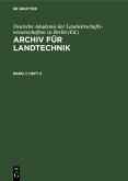 Archiv für Landtechnik. Band 7, Heft 2 (eBook, PDF)
