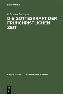 Cover Die Gotteskraft der frühchristlichen Zeit (eBook, PDF)