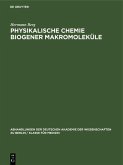Physikalische Chemie biogener Makromoleküle (eBook, PDF)