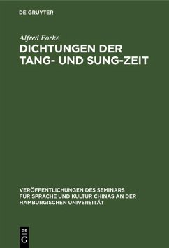 Cover Dichtungen der Tang- und Sung-Zeit (eBook, PDF)