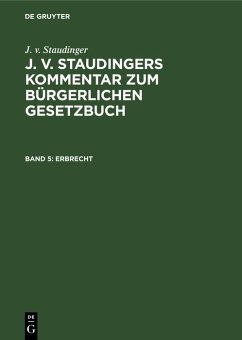 Erbrecht (eBook, PDF) - Staudinger, J. v.