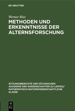 Cover Methoden und Erkenntnisse der Alternsforschung (eBook, PDF)