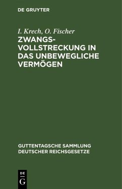 Cover Zwangsvollstreckung in das unbewegliche Vermögen (eBook, PDF)