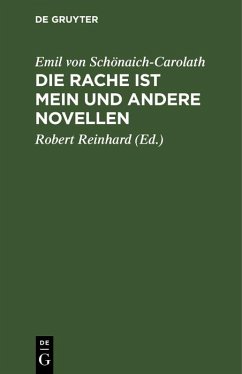 Cover Die Rache ist mein und andere Novellen (eBook, PDF)