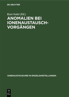 Cover Anomalien bei Ionenaustausch-Vorgängen (eBook, PDF)