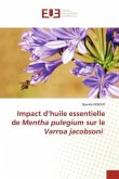 Impact d¿huile essentielle de Mentha pulegium sur le Varroa jacobsoni