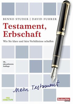 Testament, Erbschaft (eBook, ePUB) - Fuhrer, David; Studer, Benno