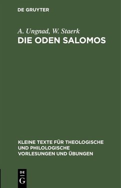 Cover Die Oden Salomos (eBook, PDF)