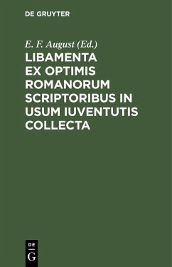 Cover Libamenta ex optimis Romanorum scriptoribus in usum iuventutis collecta (eBook, PDF)