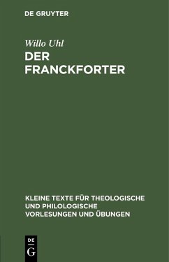 Cover Der Franckforter (eBook, PDF)