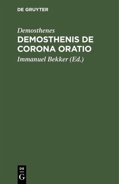 Demosthenis De corona Oratio (eBook, PDF) - Demosthenes