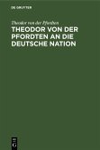 Theodor von der Pfordten an die Deutsche Nation (eBook, PDF)