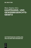 Kaufmanns- und Gewerbegerichtsgesetz (eBook, PDF)